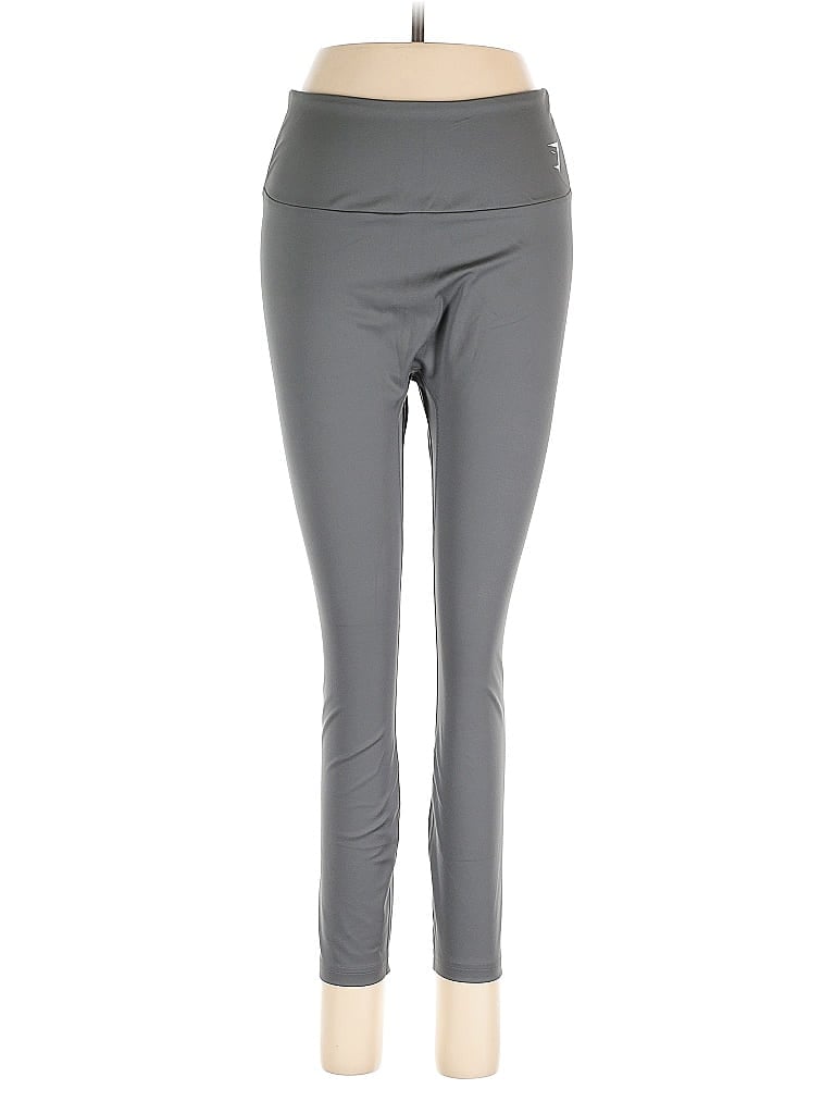 Pre-owned Gymshark Active Pants In Gray