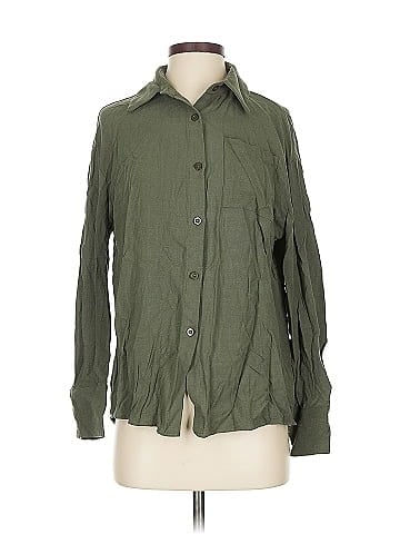 Shein Long Sleeve Button-Down Shirt (view 1)