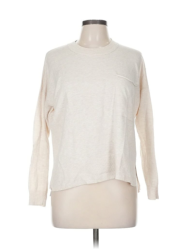 Click to view more detailed imagery on our partner's website Pre-owned Madewell Pullover Sweater In White