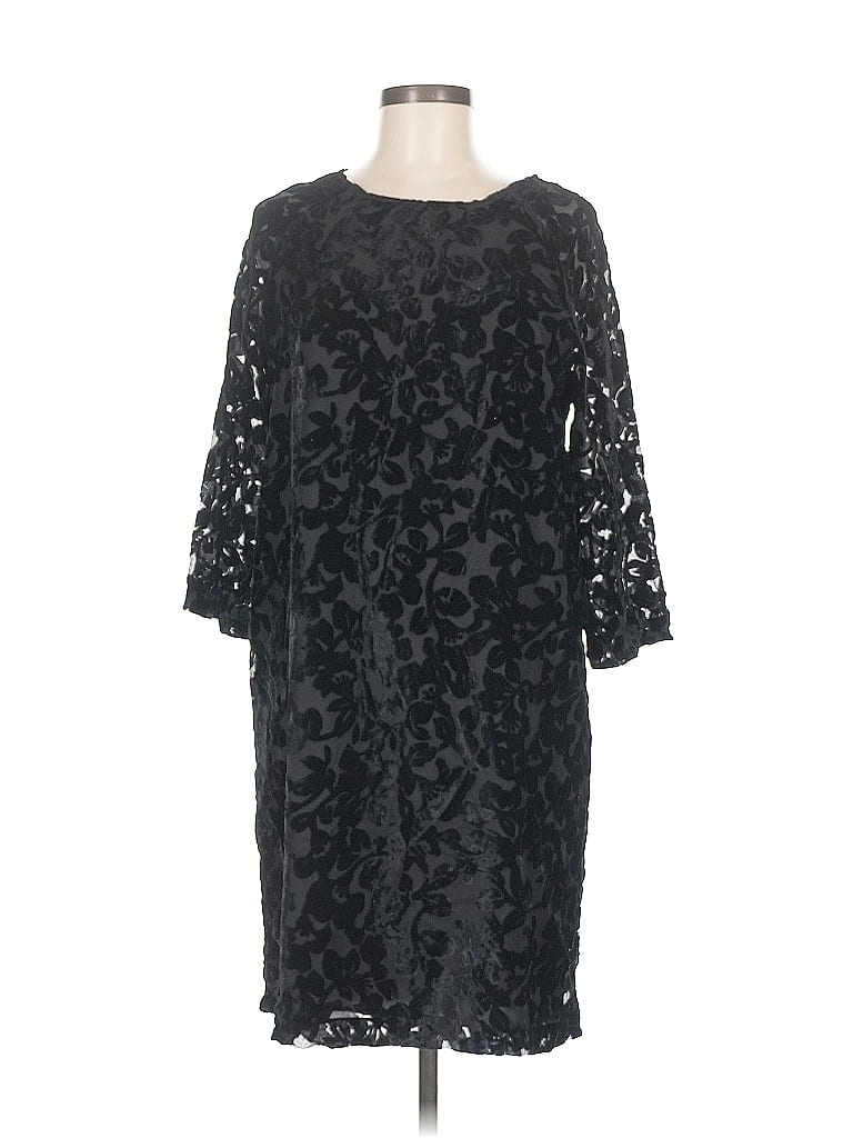Pre-owned Garnet Hill Cocktail Dress In Black