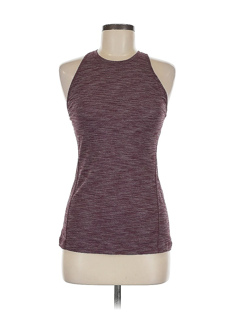 Pre-owned Lululemon Athletica Active Tank Top In Burgundy