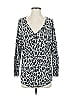Joie Animal Print Silver Gray Cardigan Size S - photo 1