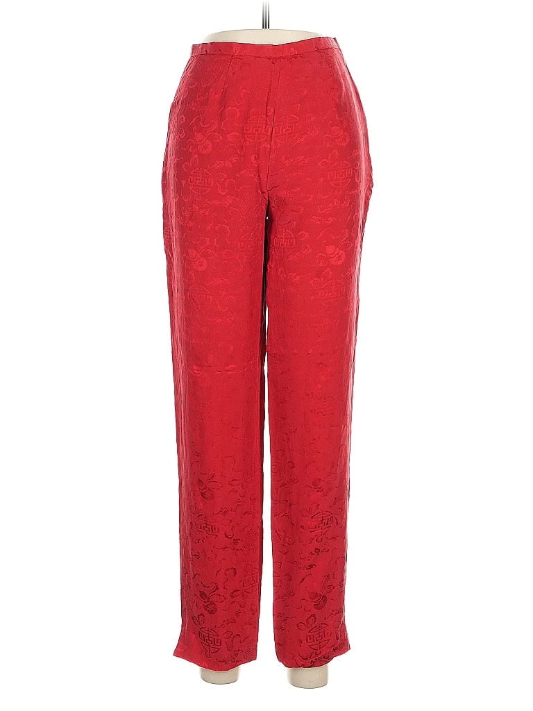 Pre-owned Shanghai Tang Silk Pants In Red