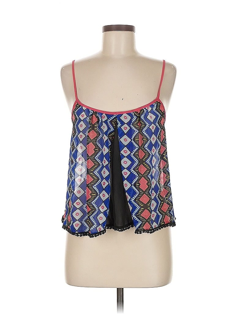 Pre-owned Xhilaration Sleeveless Blouse In Blue