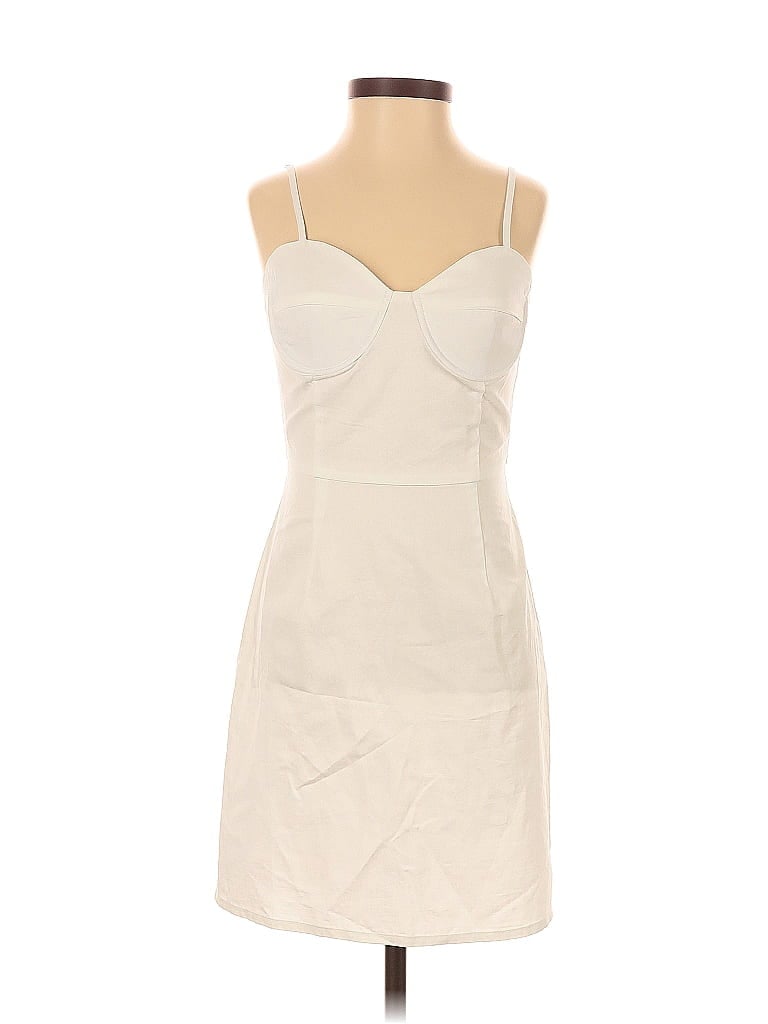 Pre-owned Lioness Cocktail Dress In White