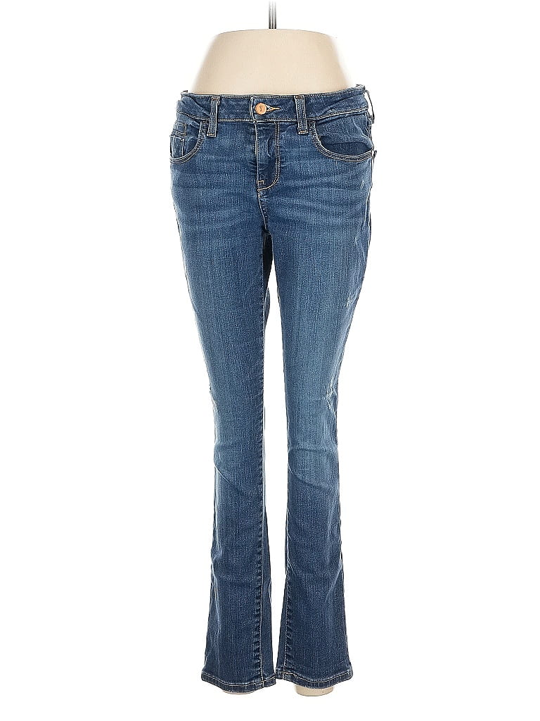 Pre-owned Pilcro And The Letterpress Jeans In Blue