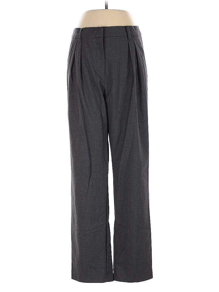 Pre-owned H&m Dress Pants In Gray