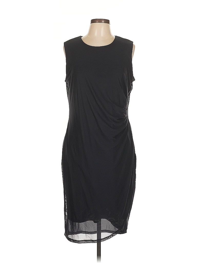 Pre-owned T Tahari Cocktail Dress In Black