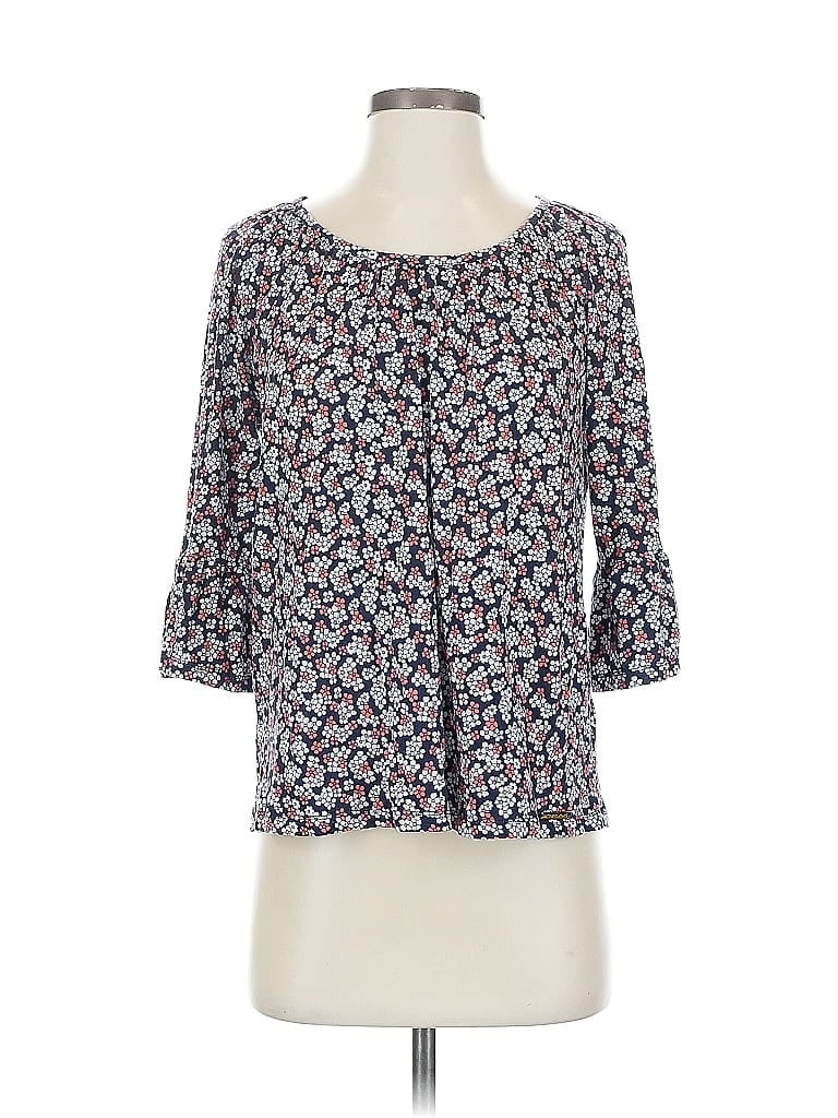 Pre-owned Michael Michael Kors 3/4 Sleeve T-shirt In Blue