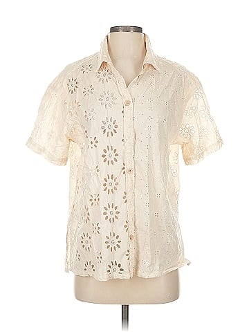 American Eagle Outfitters Short Sleeve Blouse (view 1)
