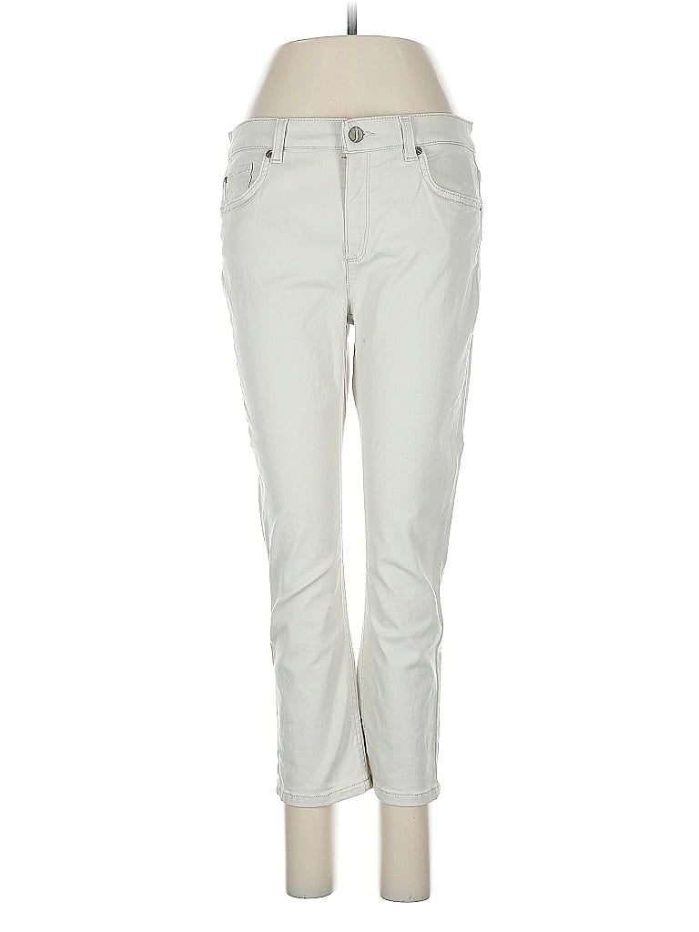 Pre-owned Jones New York Jeans In Gray