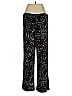 Coldwater Creek Graphic Black Casual Pants Size S - photo 2