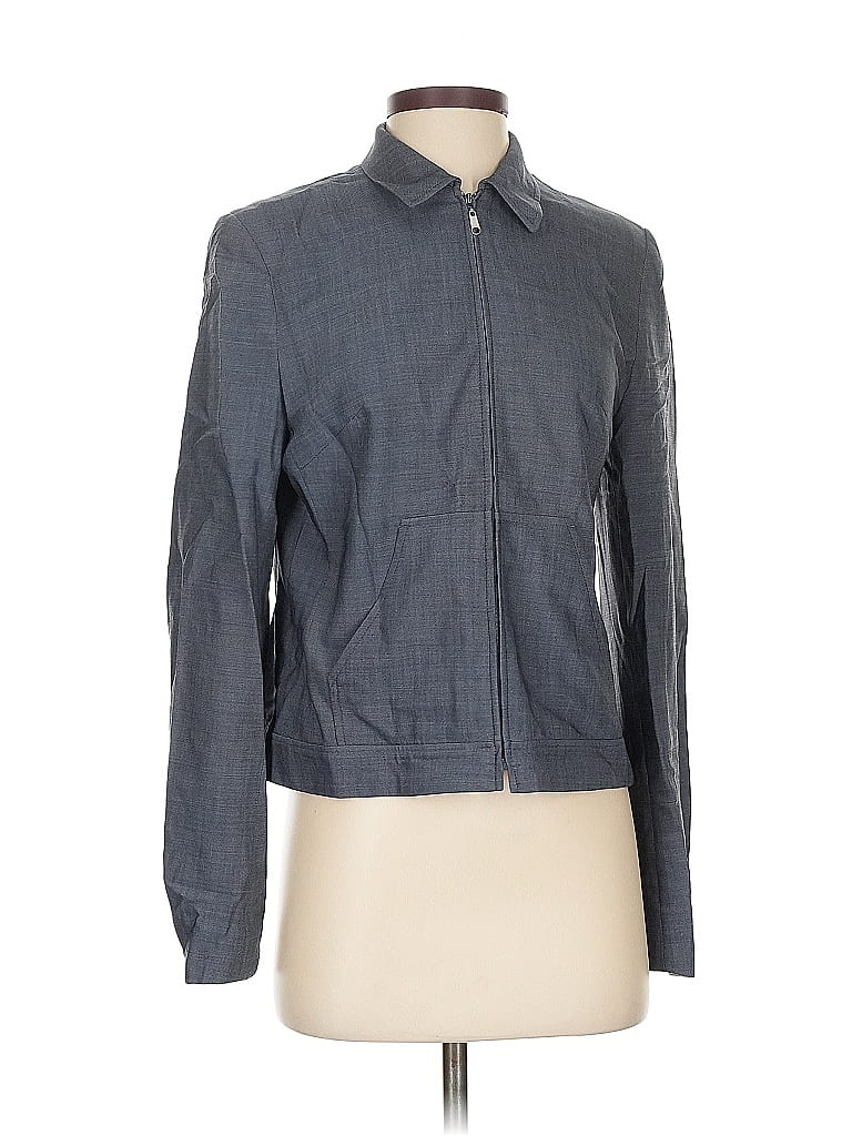 Pre-owned Tahari Jacket In Gray