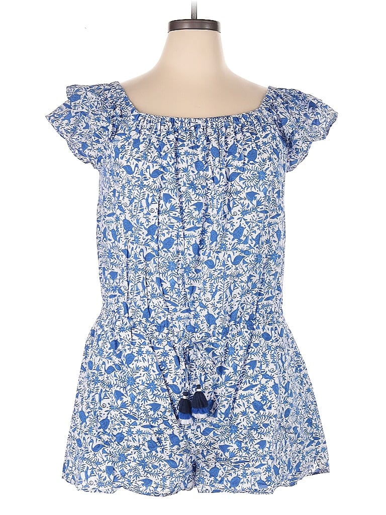 Pre-owned Vineyard Vines Romper In Blue