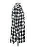 Just Fab Checkered-gingham Gray Casual Dress Size XS - photo 4