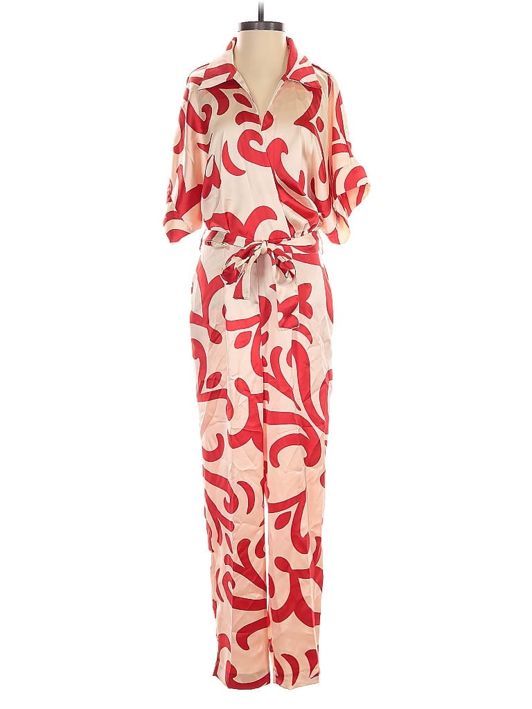 Pre-owned Mng Jumpsuit In Red