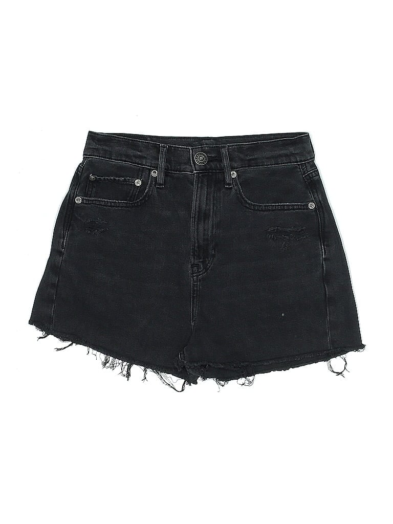 Click to view more detailed imagery on our partner's website Pre-owned American Eagle Outfitters Denim Shorts In Black