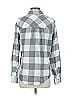 Assorted Brands Checkered-gingham Gray Long Sleeve Button-Down Shirt Size S - photo 2