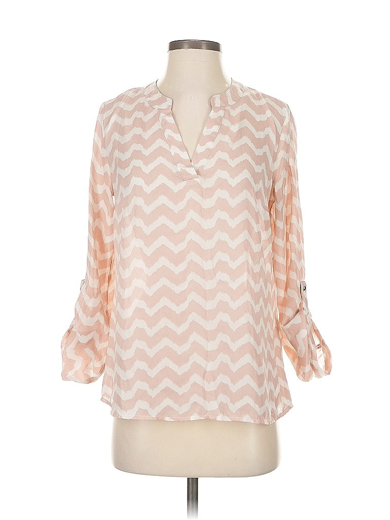 CHARMING CHARLIE Pre-owned 3/4 Sleeve Blouse In Pink