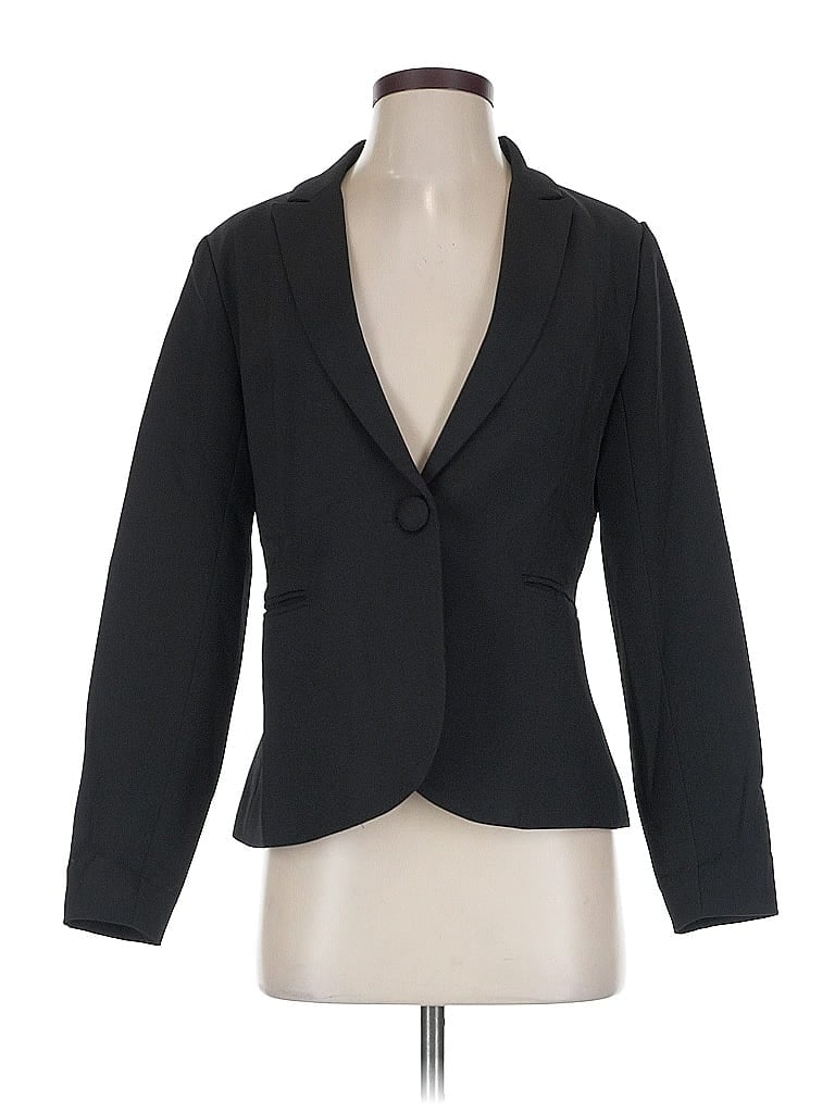 Pre-owned Unbranded Blazer Jacket In Black