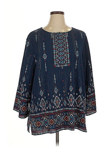 Ruby Rd. 3/4 Sleeve Blouse (view 1)
