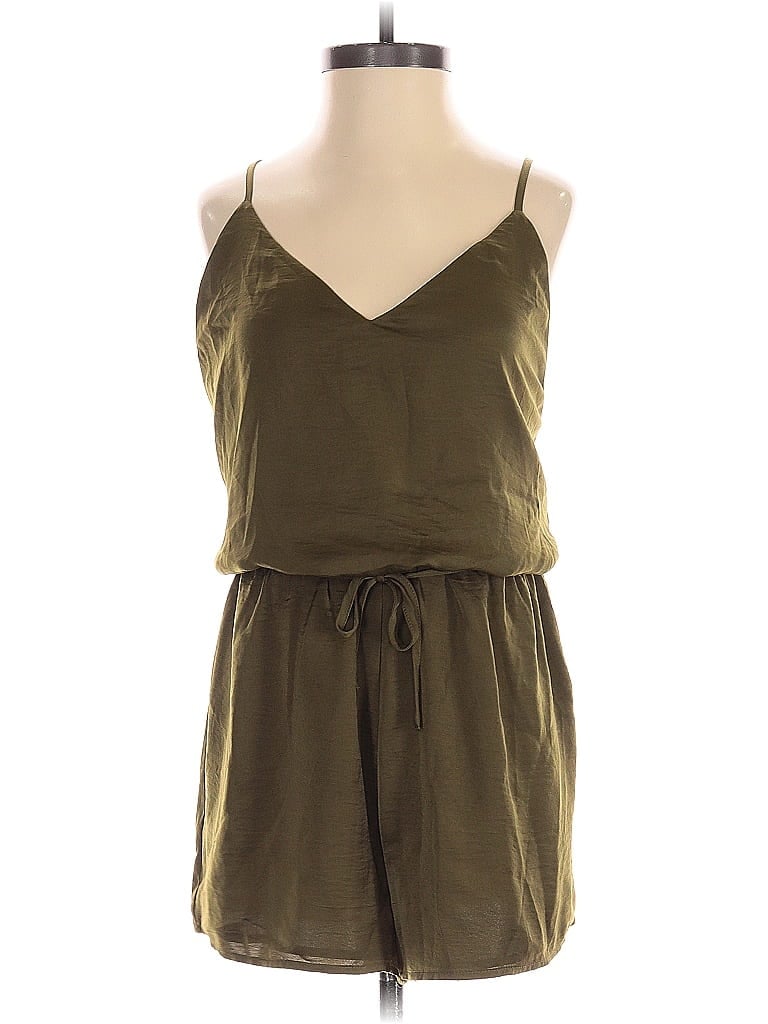 Pre-owned Forever 21 Romper In Green