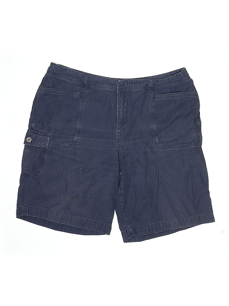 Pre-owned Eddie Bauer Cargo Shorts In Blue