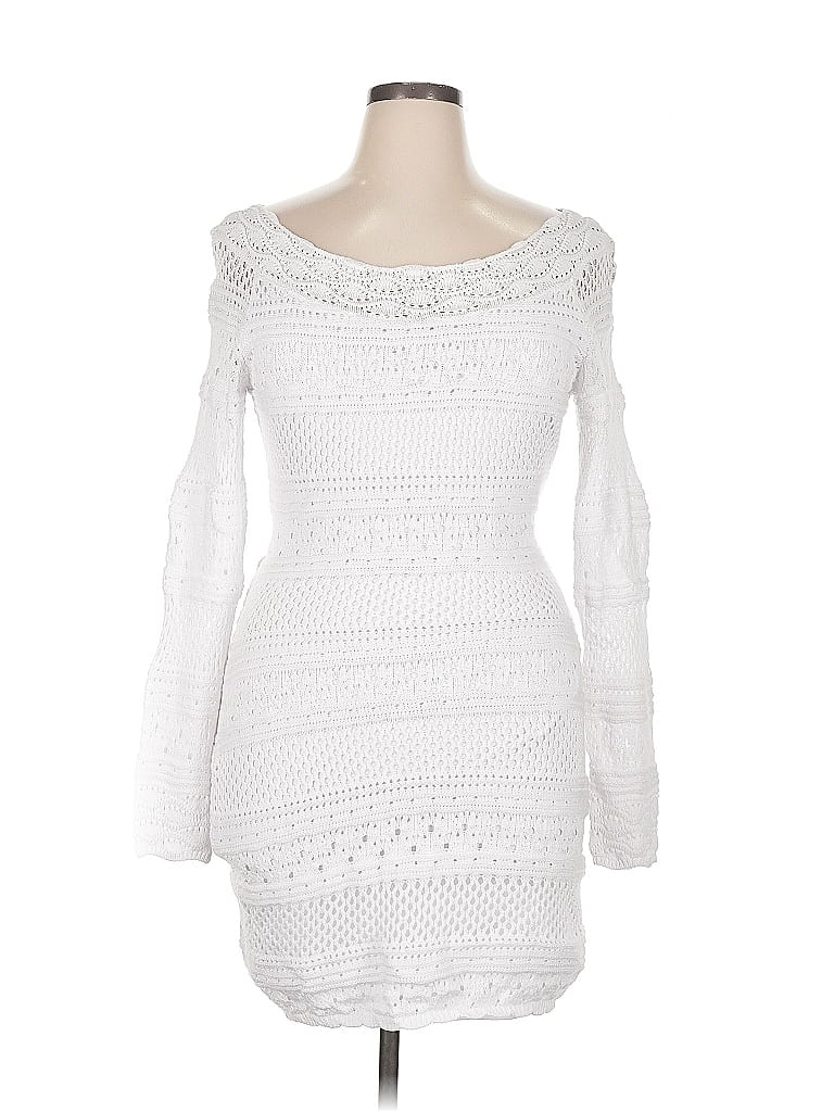 GUESS Pre-owned Cocktail Dress In White