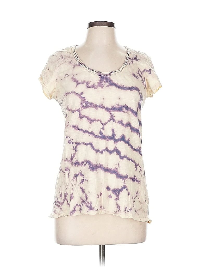 Pre-owned A.n.a. A New Approach Short Sleeve T-shirt In White