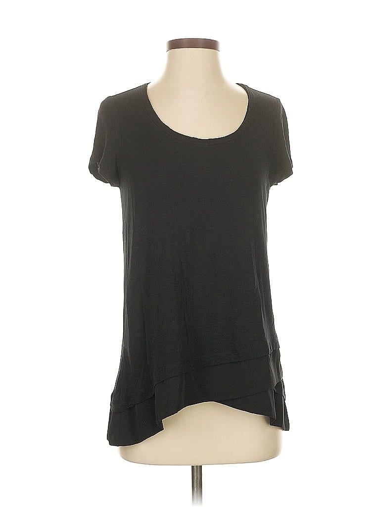 Pre-owned Bordeaux Short Sleeve T-shirt In Black