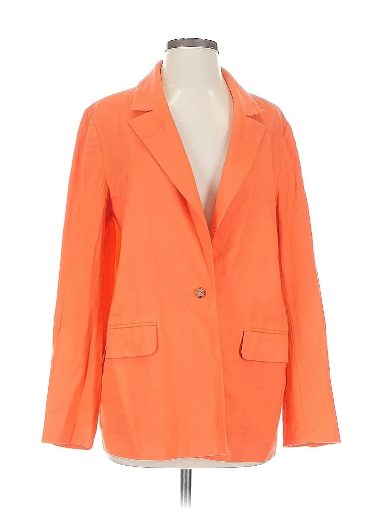 Click to view more detailed imagery on our partner's website Pre-owned Treasure & Bond Blazer Jacket In Orange
