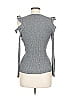 BLVD 100% Polyester Gray Long Sleeve Top Size M - photo 2