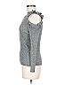 BLVD 100% Polyester Gray Long Sleeve Top Size M - photo 5