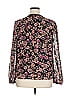 1.State 100% Polyester Black Long Sleeve Blouse Size XL - photo 2