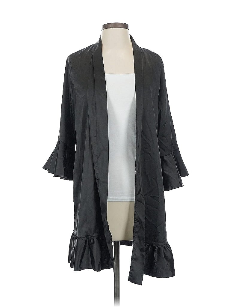 Pre-owned Unbranded Kimono In Gray