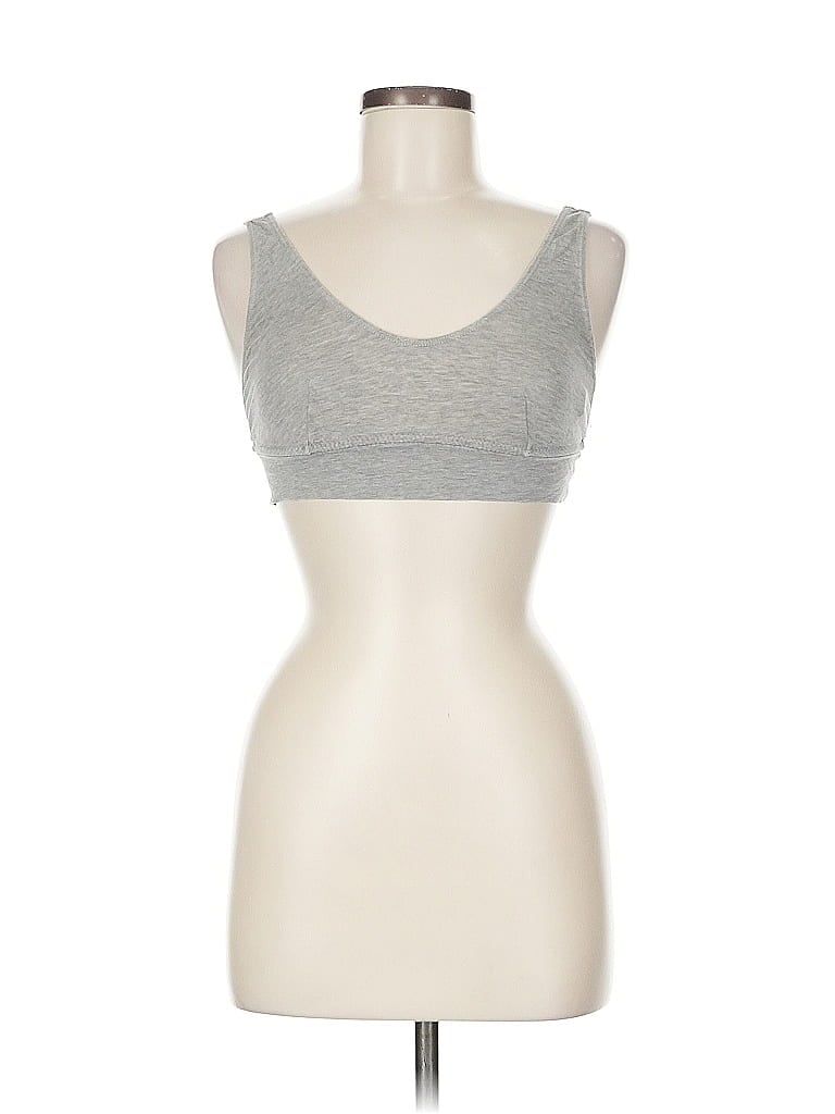 Pre-owned Unbranded Sports Bra In Gray
