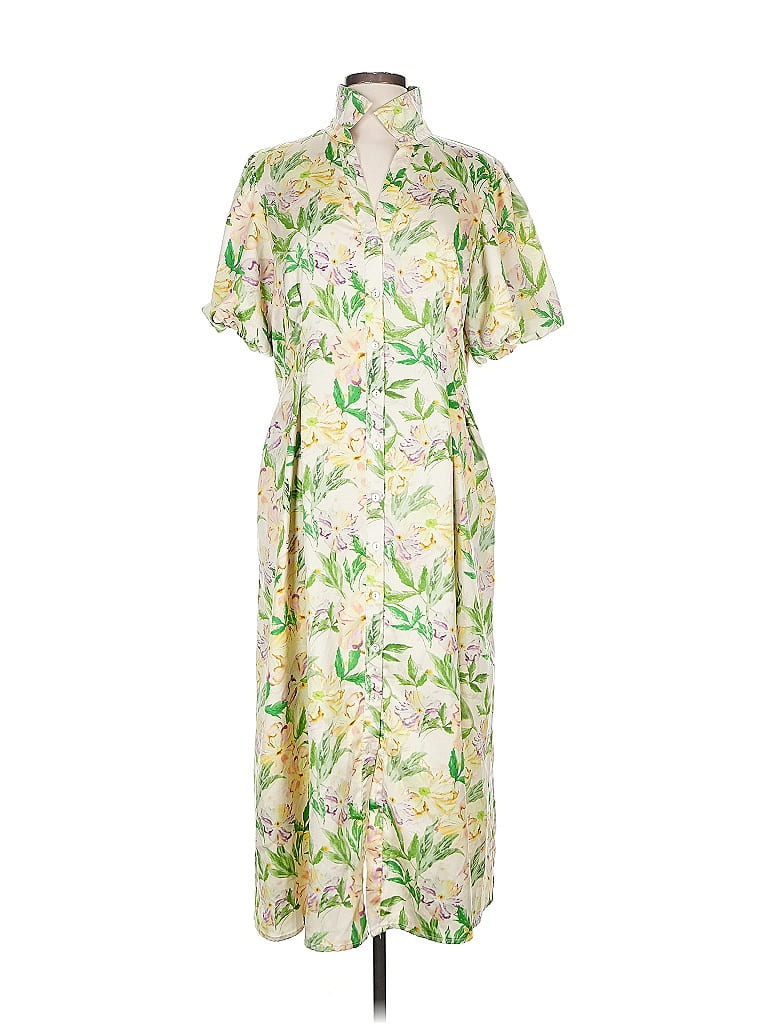 Pre-owned Melloday Casual Dress In Green