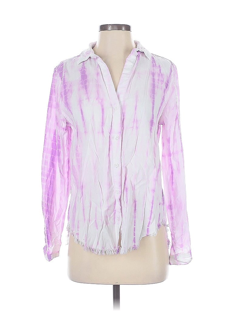 CLOTH & STONE X ANTHROPOLOGIE Pre-owned Long Sleeve Blouse In Purple