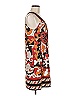 BCBGMAXAZRIA Print Brown Red Casual Dress Size M - photo 4