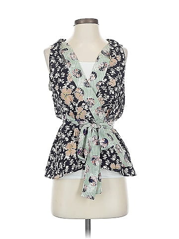 HD in Paris Sleeveless Silk Top (view 1)