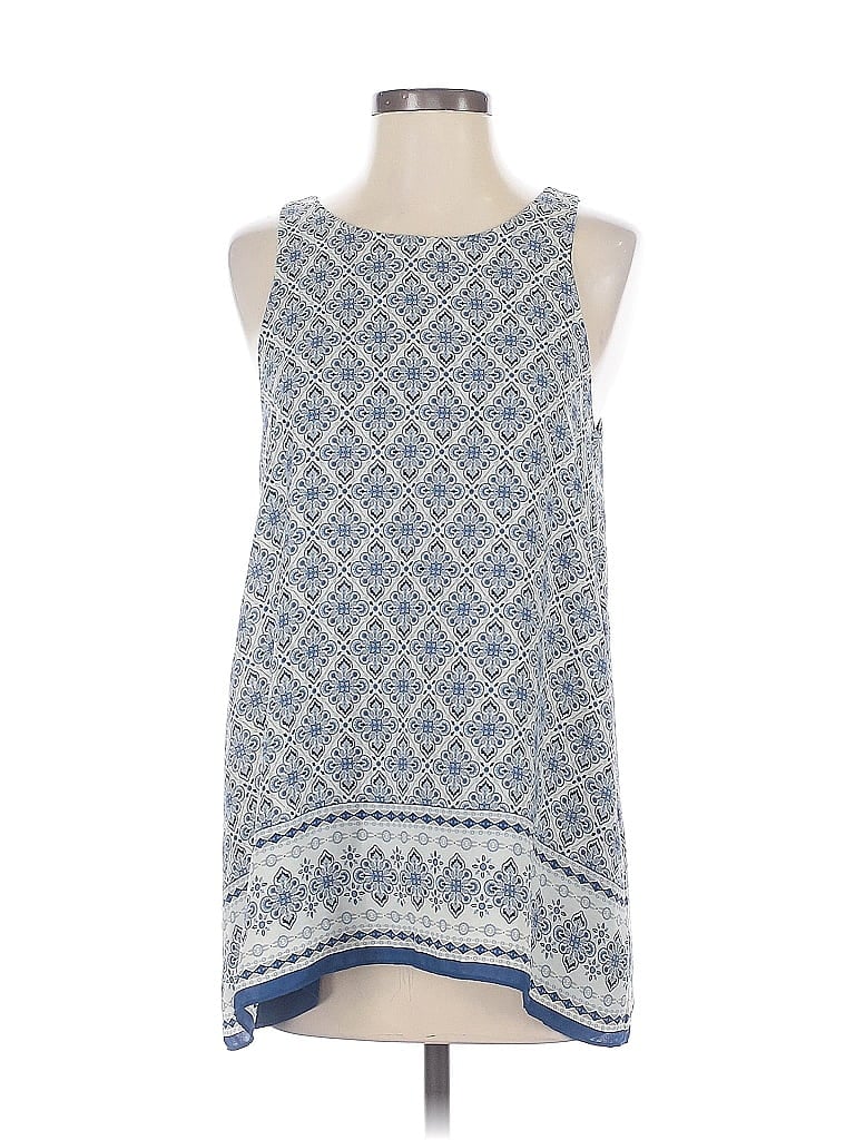 Pre-owned Max Studio Sleeveless Blouse In Blue