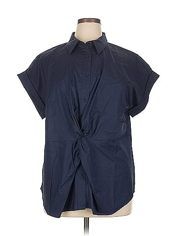Lauren by Ralph Lauren Short Sleeve Blouse (view 1)