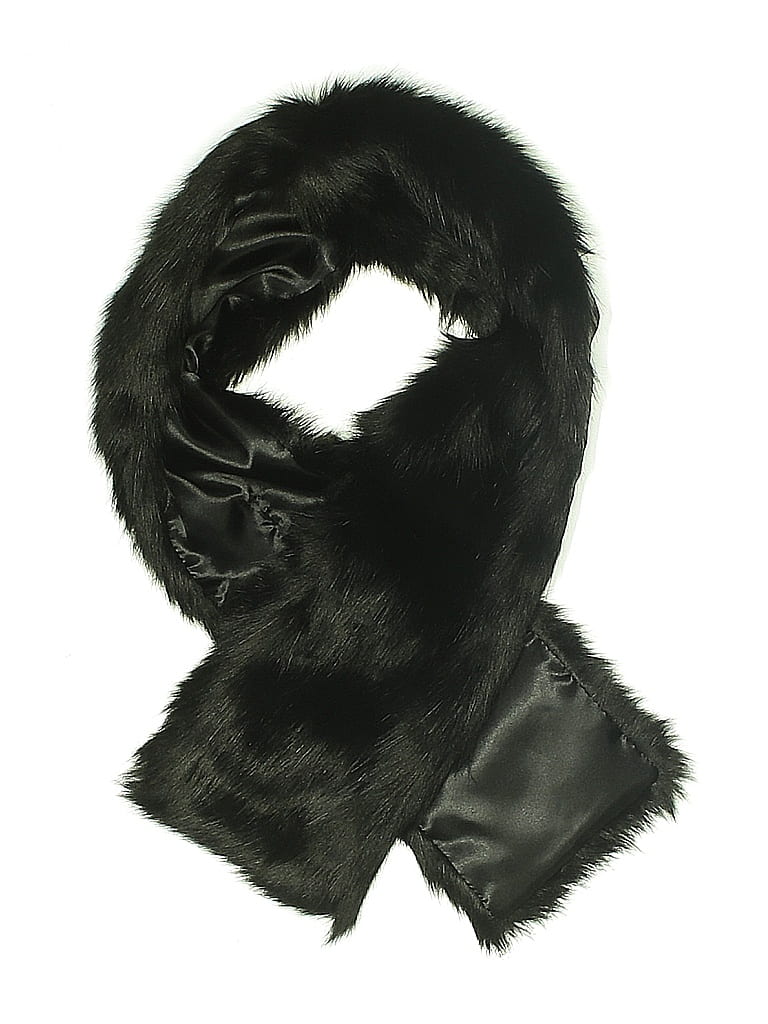 Click to view more detailed imagery on our partner's website Pre-owned Unreal Fur Scarf In Black