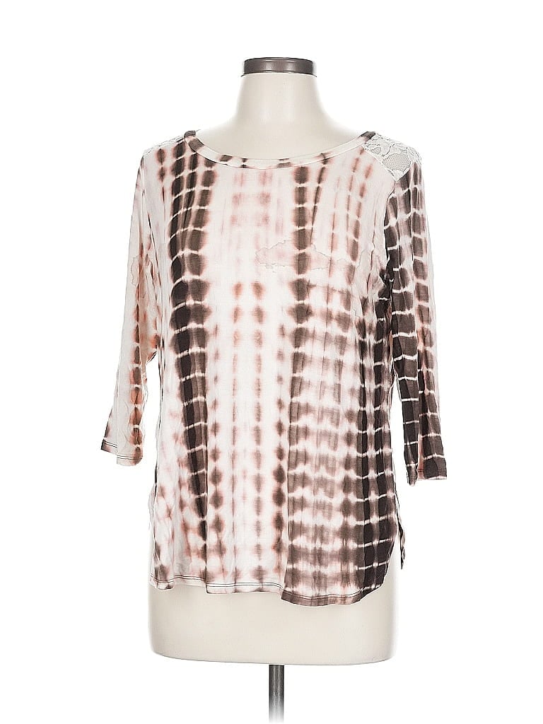 Click to view more detailed imagery on our partner's website Pre-owned Papermoon 3/4 Sleeve T-shirt In Brown