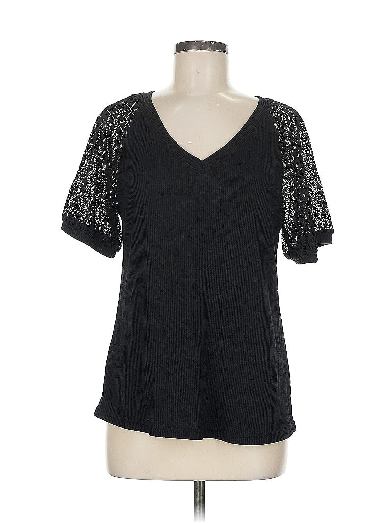 MEROKEETY Pre-owned Short Sleeve T-shirt In Black