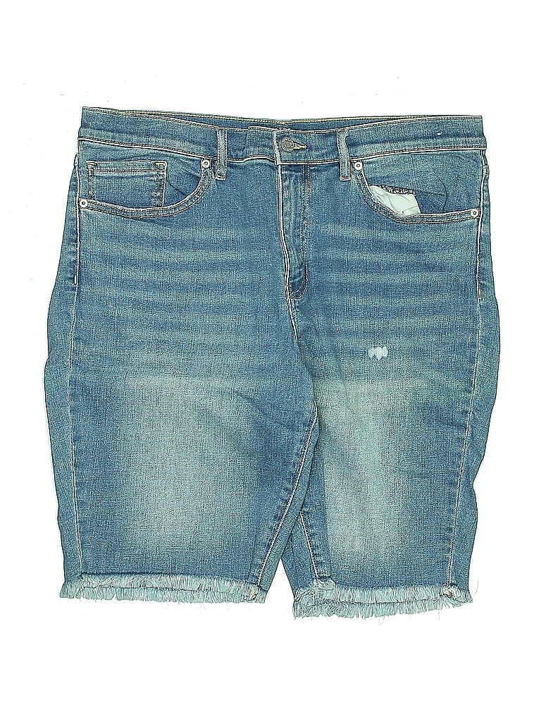 Pre-owned Ny & C Denim Shorts In Blue