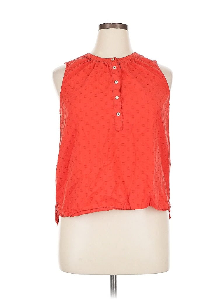 Pre-owned Universal Thread Sleeveless Blouse In Red