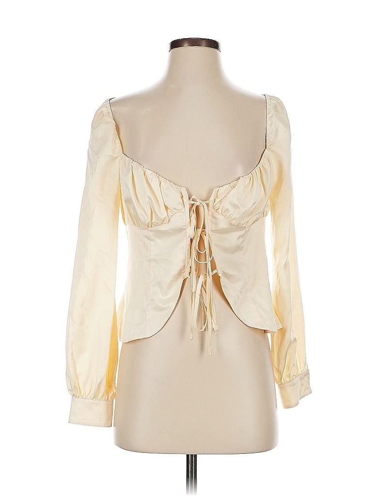 Pre-owned Majorelle 3/4 Sleeve T-shirt In White