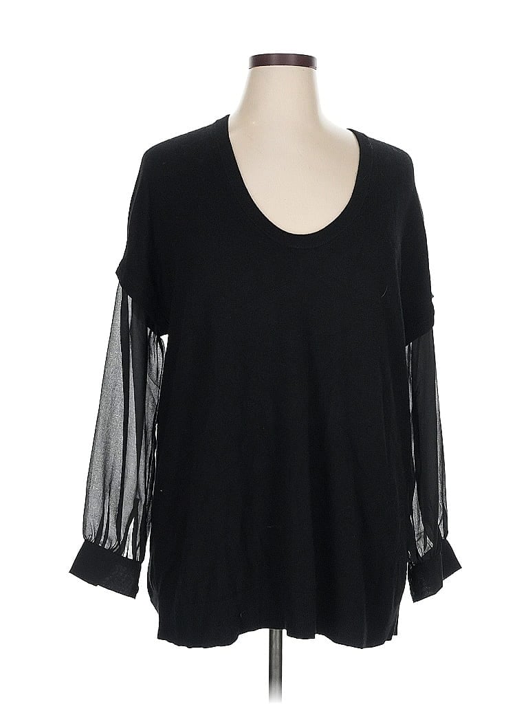 Pre-owned Twin-set Simona Barbieri Pullover Sweater In Black