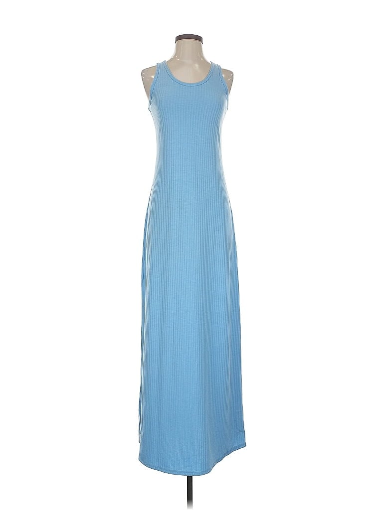 Pre-owned Lularoe Casual Dress In Blue